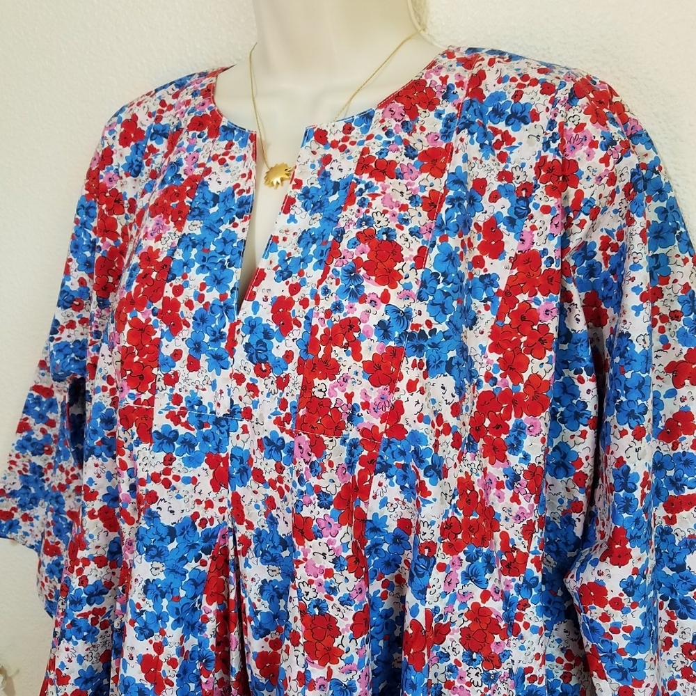 Caron Callahan Aria Dress Red Posy Mini Dress - Picture 5 of 11